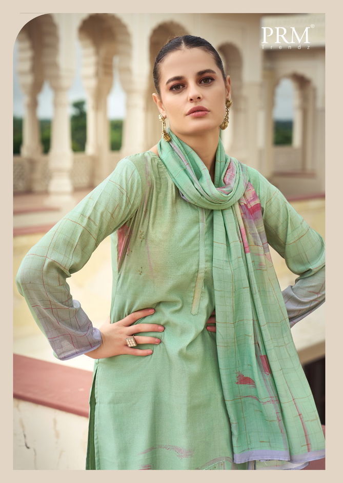 Eknoor By Prm Muslin Silk Digital Printed Dress Material Wholesale Shop In Surat